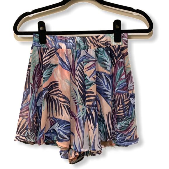 NEW Show Me Your Mumu Carlos Palm Funday Swing Shorts S - Picture 2 of 6